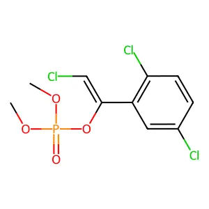 2-Chloro-1-(2,5-dichlorophenyl)vinyl dimethyl phosphate structure