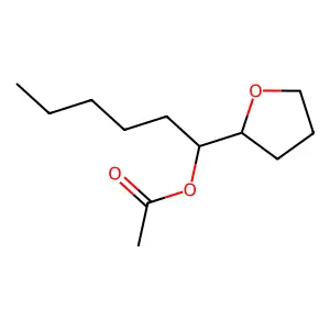 2-Furanmethanol, tetrahydro-alpha-pentyl-, 2-acetate structure
