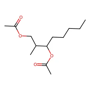 1,3-Octanediol, 2-methyl-, 1,3-diacetate structure