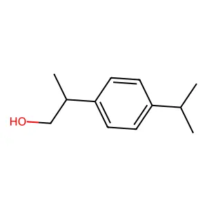 Benzeneethanol, beta-methyl-4-(1-methylethyl)- structure