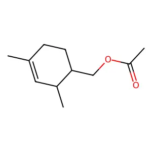 3-Cyclohexene-1-methanol, 2,4-dimethyl-, 1-acetate structure