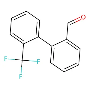 2'-Trifluoromethyl-biphenyl-2-carbaldehyde structure