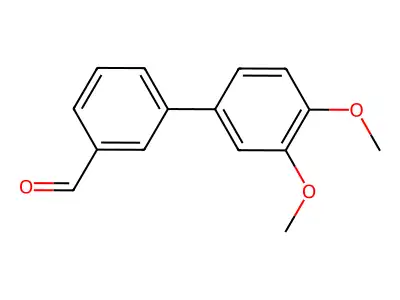 3-(3,4-Dimethoxyphenyl)benzaldehyde structure