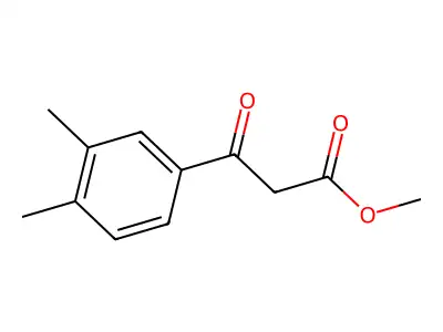 Methyl 3-(3,4-dimethylphenyl)-3-oxopropanoate structure