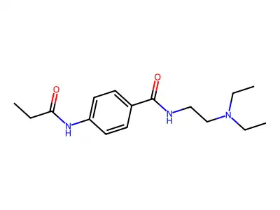 N-Propionylprocainamide structure