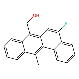 5-Fluoro-7-hydroxymethyl-12-methylbenzanthracene structure