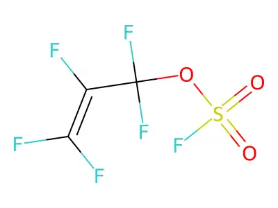 Pentafluoroallyl fluorosulphate structure