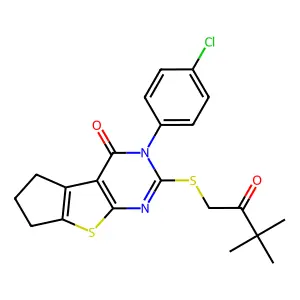 C21H21ClN2O2S2 structure