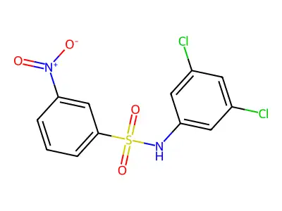 N-(3,5-dichlorophenyl)-3-nitrobenzenesulfonamide structure