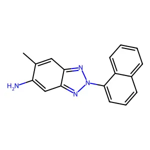 6-Methyl-2-naphthalen-1-ylbenzotriazol-5-amine structure