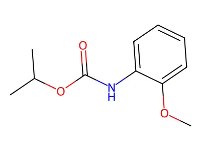 Isopropyl N-(2-methoxyphenyl)carbamate structure