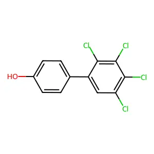 2',3',4',5'-Tetrachloro-4-biphenylol structure