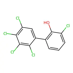 2-Chloro-6-(2,3,4,5-tetrachlorophenyl)phenol structure