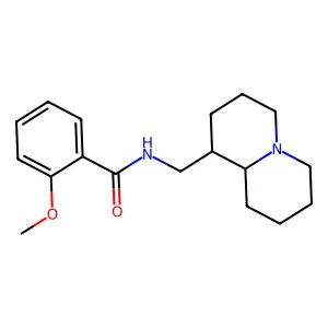 2-Methoxy-N-[(octahydro-2H-quinolizin-1-yl)methyl]-benzamide structure