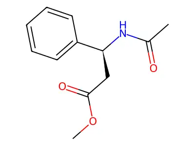 Methyl (S)-3-amino-3-phenylpropanoate structure