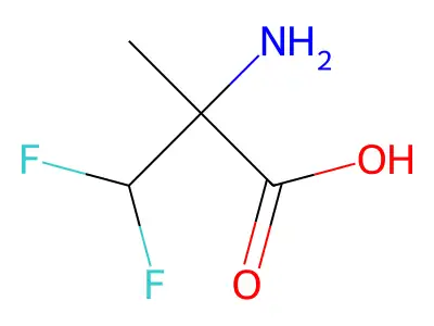 (2R)-2-amino-3,3-difluoro-2-methylpropanoic acid structure