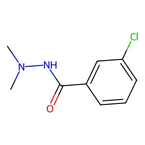 3-chloro-N',N'-dimethylbenzohydrazide structure