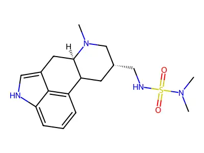 Sulfamide, N,N-dimethyl-N'-(((8-beta-6-methylergolin-8-yl)methyl)- structure
