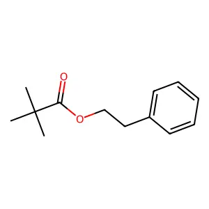 2-Phenylethyl pivalate structure