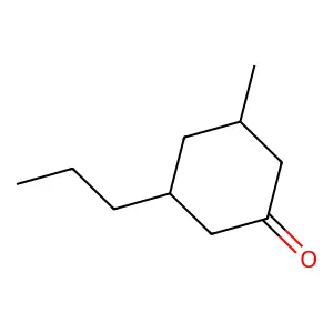 Cyclohexanone, 3-methyl-5-propyl- structure