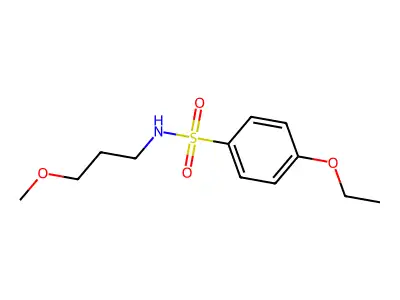 4-ethoxy-N-(3-methoxypropyl)benzene-1-sulfonamide structure