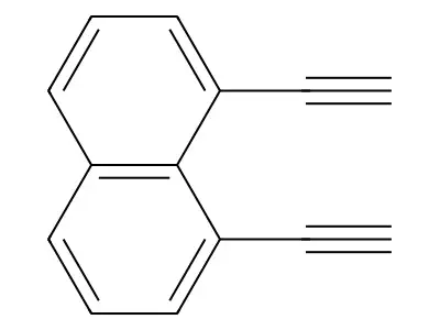 1,8-Diethynylnaphthalene structure