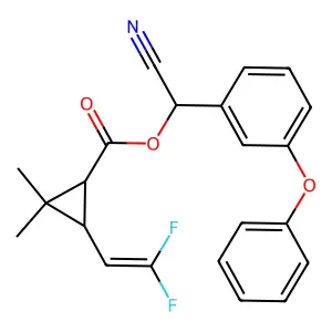 Fluorocyphenothrin structure