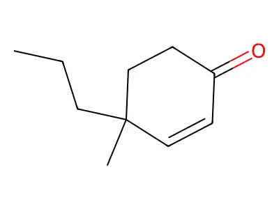 4-Methyl-4-propyl-2-cyclohexen-1-one structure