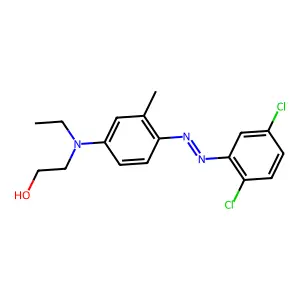 Ethanol, 2-((4-(2-(2,5-dichlorophenyl)diazenyl)-3-methylphenyl)ethylamino)- structure