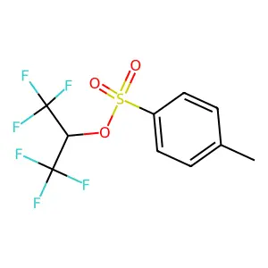 2-Propanol, 1,1,1,3,3,3-hexafluoro-, 2-(4-methylbenzenesulfonate) structure