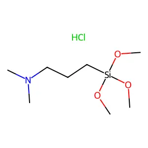 1-Propanamine, N,N-dimethyl-3-(trimethoxysilyl)-, hydrochloride (1:1) structure