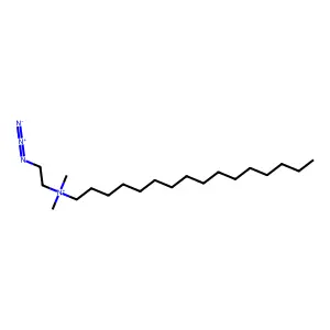 N-(2-Azidoethyl)-N,N-dimethyl-1-hexadecanaminium structure