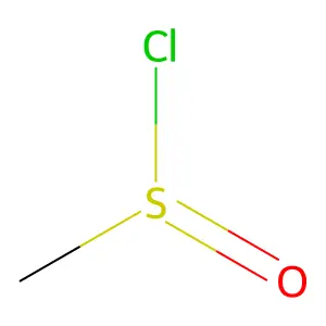 Methanesulfinyl chloride structure