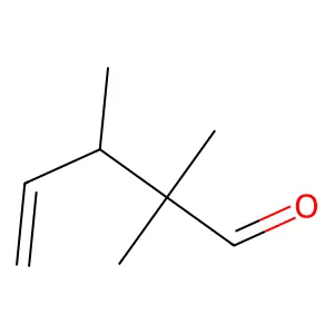 2,2,3-Trimethylpent-4-enal structure