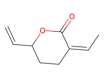 2-Ethyliden-6-hepten-5-olid structure