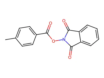 1,3-dioxo-2,3-dihydro-1H-isoindol-2-yl 4-methylbenzoate structure