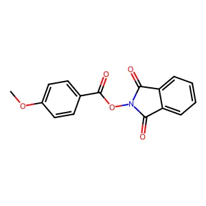 1,3-Dioxoisoindolin-2-yl 4-methoxybenzoate structure