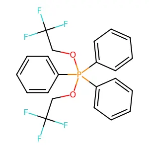 Triphenylbis(2,2,2-trifluoroethoxy)phosphorane structure