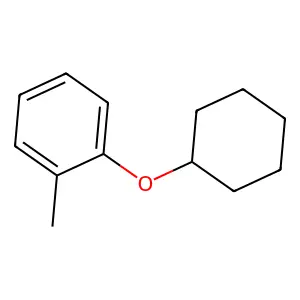 Benzene, 1-(cyclohexyloxy)-2-methyl- structure
