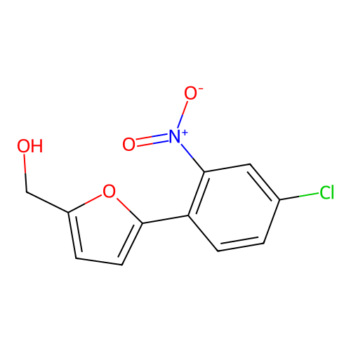 [5-(4-Chloro-2-nitrophenyl)furan-2-yl]methanol structure