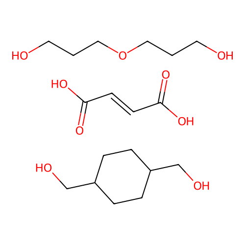(C8-H16-O2.C6-H14-O3.C4-H4-O4)x- structure