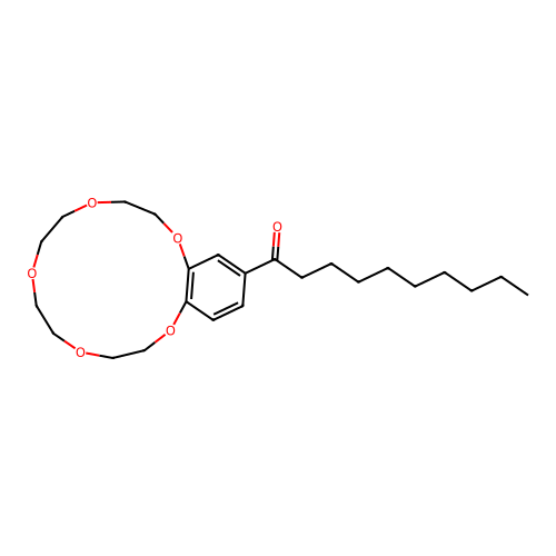 4-DECANOYLBENZO-15-CROWN-5 structure