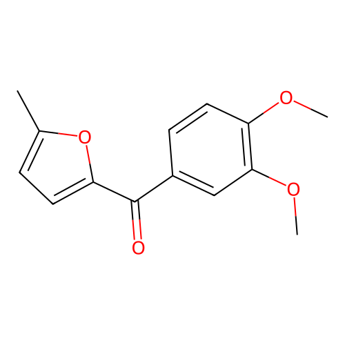 2-(3,4-Dimethoxybenzoyl)-5-methylfuran structure