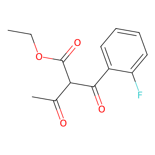 2-(2-Fluorobenzoyl)-3-oxo-butyricacidethylester structure