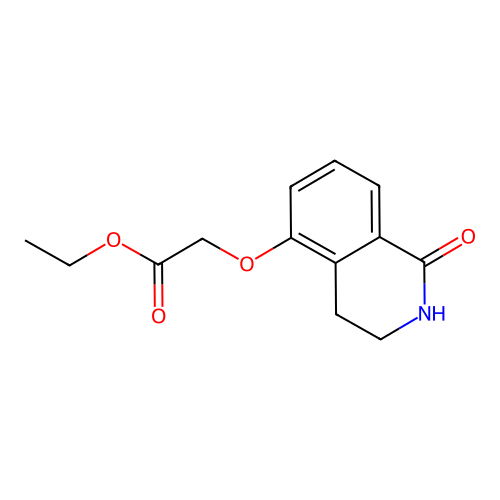 Ethyl 2-[(1-oxo-1,2,3,4-tetrahydroisoquinolin-5-yl)oxy]acetate structure