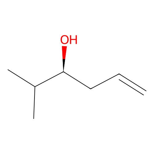 (3S)-2-methylhex-5-en-3-ol structure