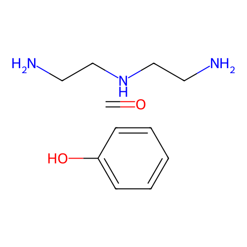 N'-(2-aminoethyl)ethane-1,2-diamine;formaldehyde;phenol structure