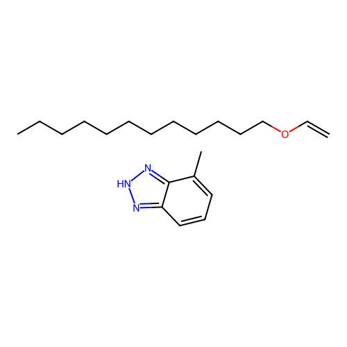 1-ethenoxydodecane;4-methyl-2H-benzotriazole structure