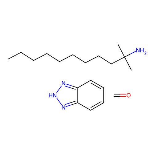 2H-benzotriazole;formaldehyde;2-methylundecan-2-amine structure
