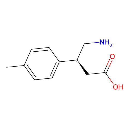 (S)-4-Amino-3-p-tolylbutanoic acid structure
